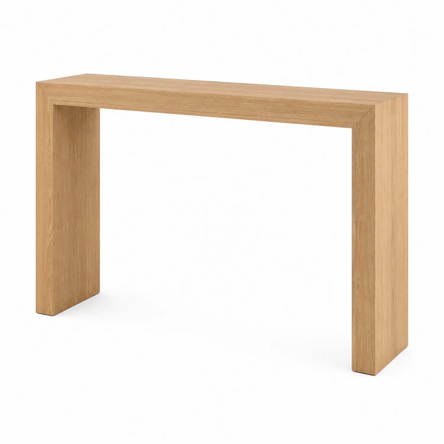 Consolle in Rovere Massello Naturale 120x40x80 cm